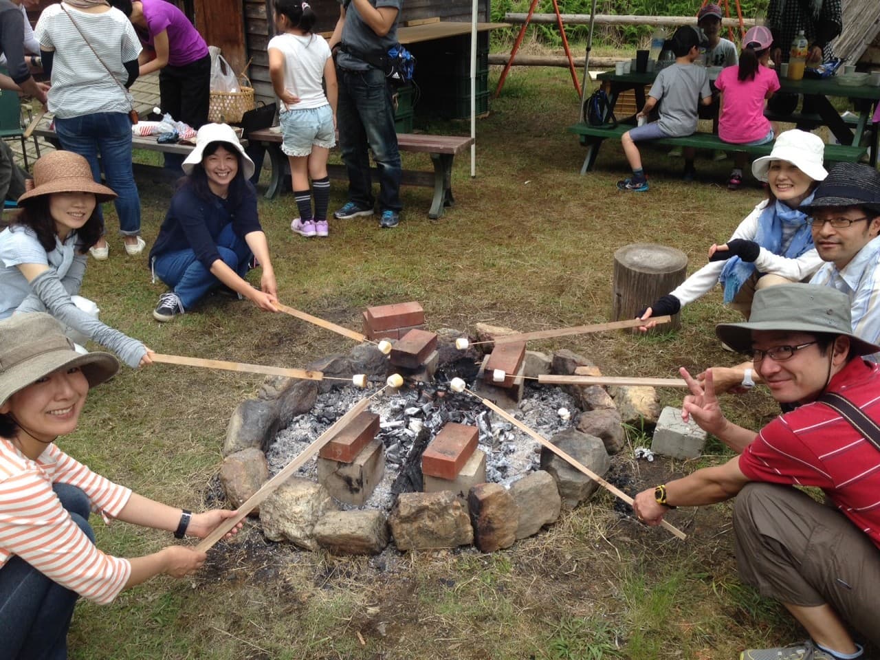 童心にかえって、S'more タイム。